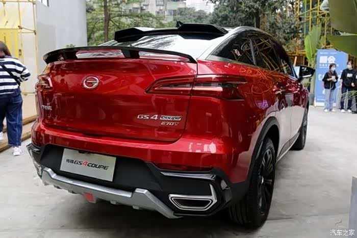 传祺gs4coupe实拍,有质感的运动轿跑suv