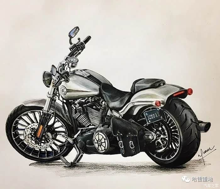 【图】哈雷绘画图本_哈雷摩托车论坛_汽车之家论坛
