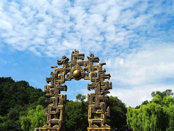 北山公园是吉林市著名旅游胜地.位于吉林省吉林市船营区