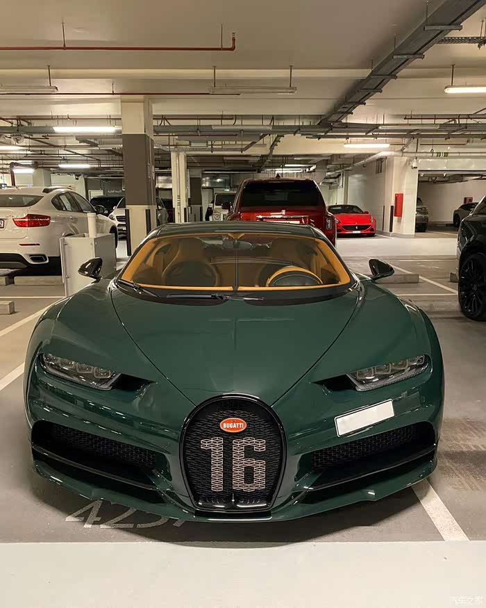 bugatti chiron sport,这配色很少见哦