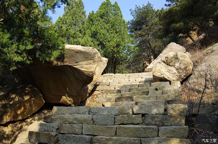 柏洞森森凉风习习