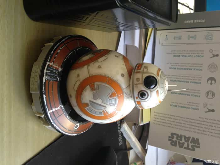 hongbbh星战迷的福音静态体验sphero战损版bb8