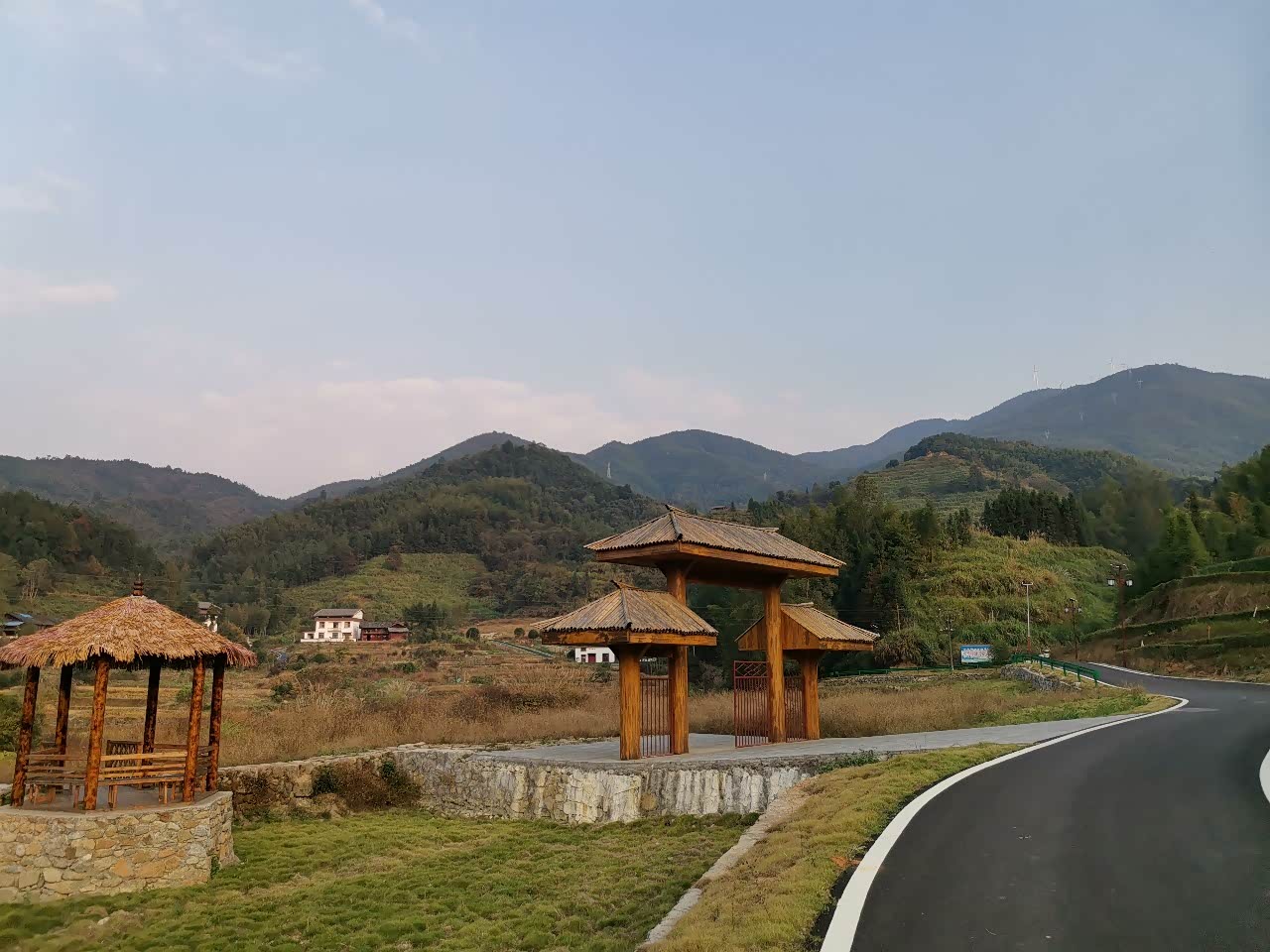 铜鼓县永宁镇坪田村风光