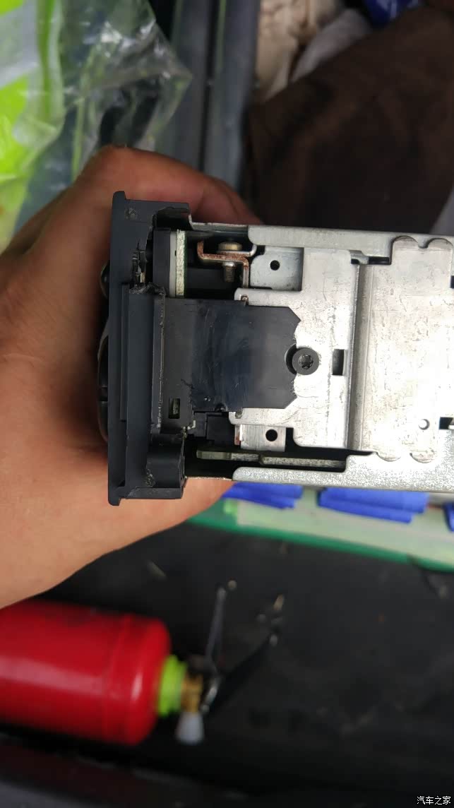 【图】换个方法固定 vdo rd3 CD机_毕加索论坛_汽车之家论坛