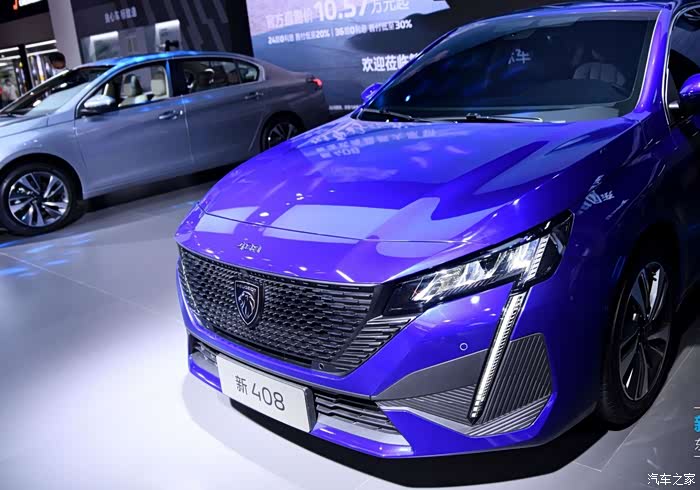 【图】成都车展探馆,多彩的新408分享_标致408论坛_汽车之家论坛