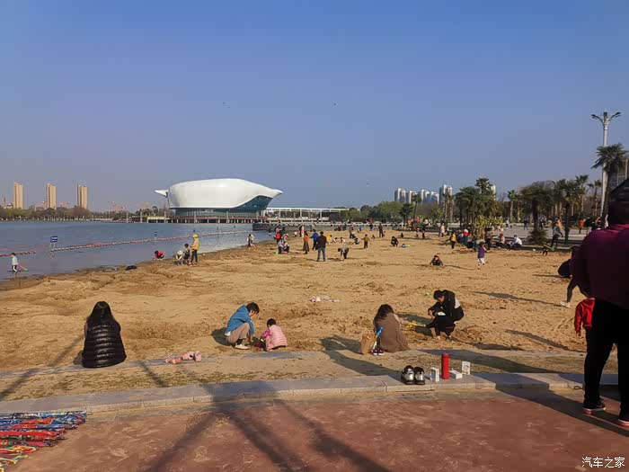 长安cs75带我畅游太仓天镜湖公园