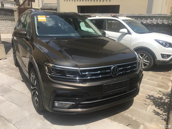 【图】两驱r-line,峻岭棕提车啦!_途观/途观l论坛_汽车之家论坛