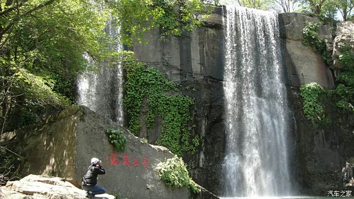 大連長安車友俱樂部丹東青山溝的美景