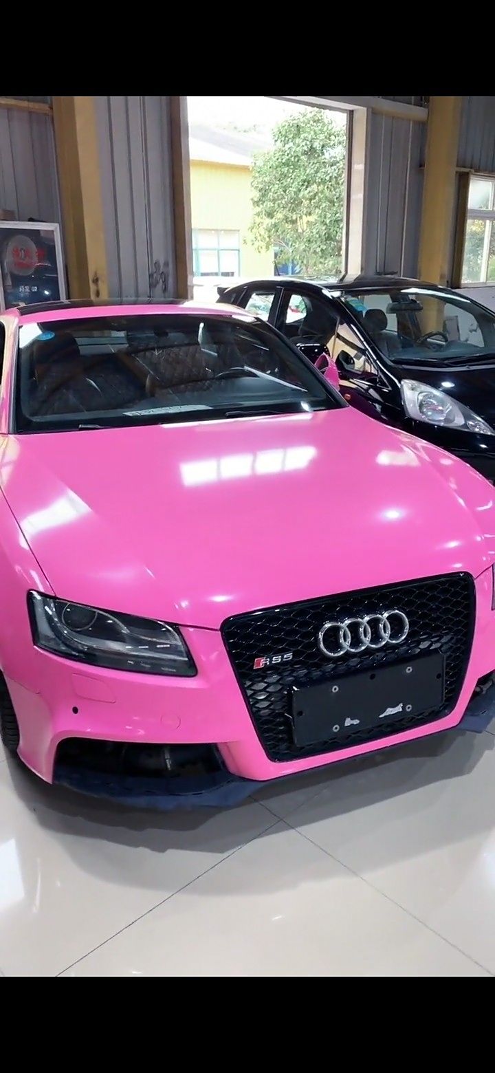 粉色汽车女 10万图片