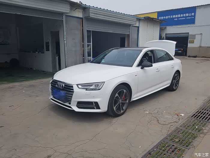 【图】有给自己心爱小四贴黑顶的吗?_奥迪a4l论坛_汽车之家论坛