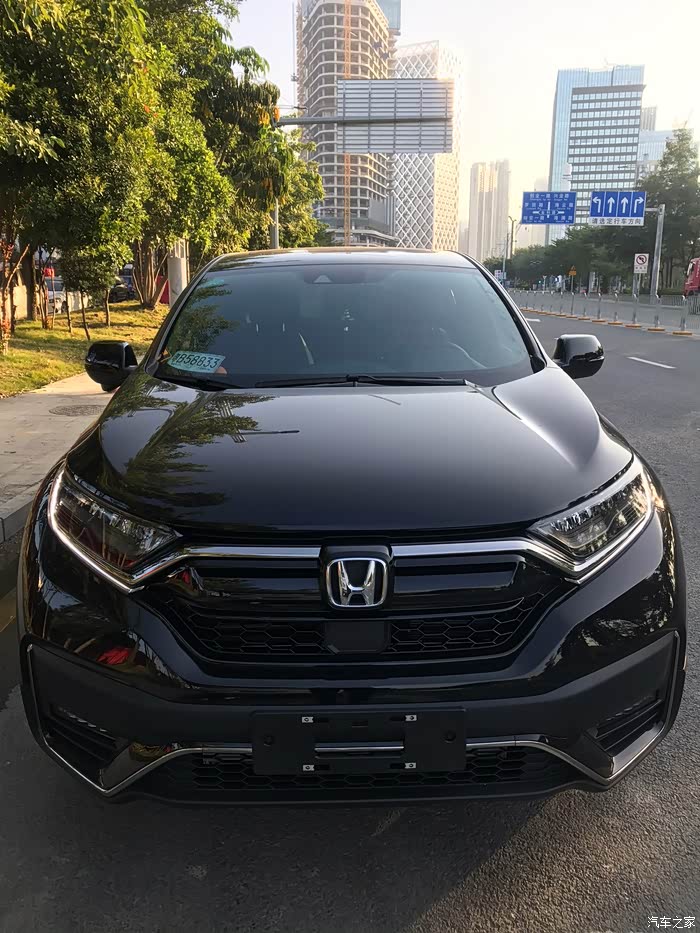 本田crv黑爵士提车作业