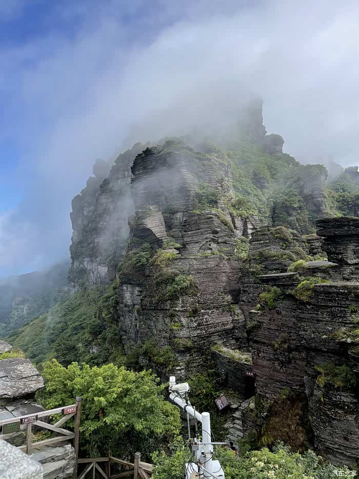 【图】游梵天净土,梵净山-----上红云金顶",谐"鸿运金顶!