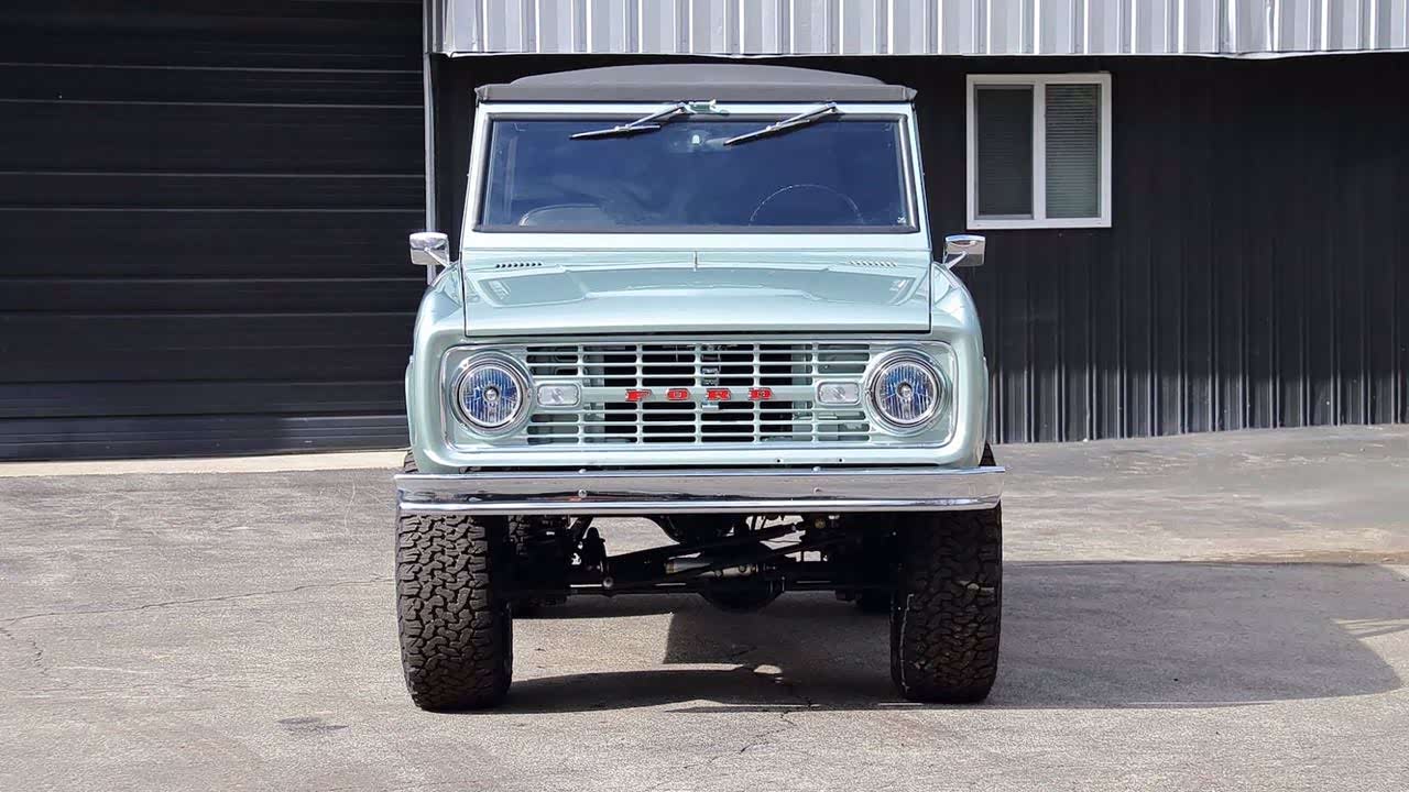 1969 福特 bronco,很有年代感的一款车