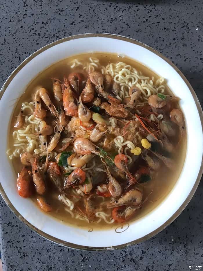 夏日自制河虾面