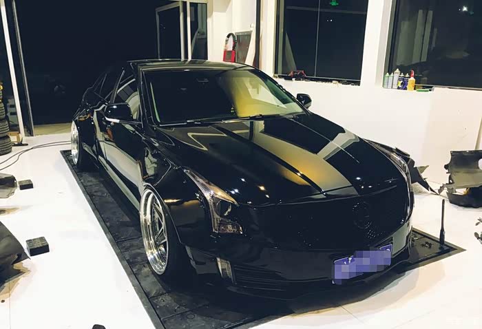 纯粹的黑武士凯迪拉克ats-l,零百加速仅需5秒!