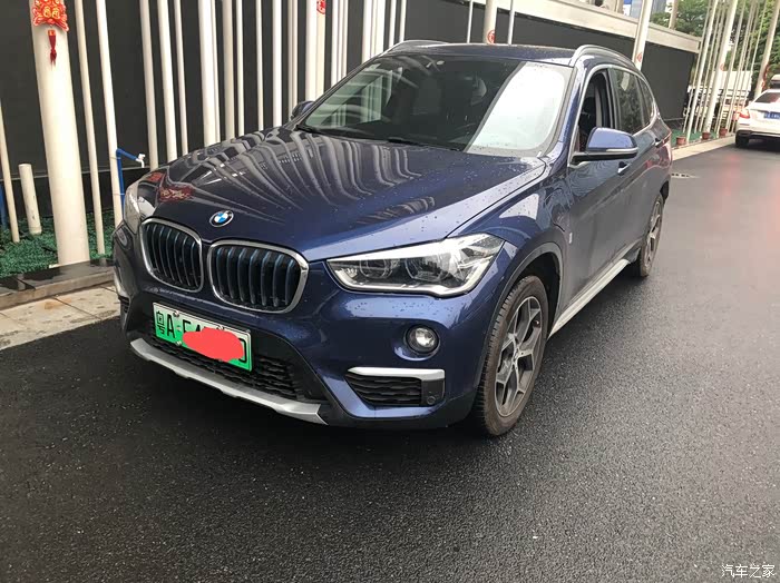 坐标广州粤a绿牌宝马x1