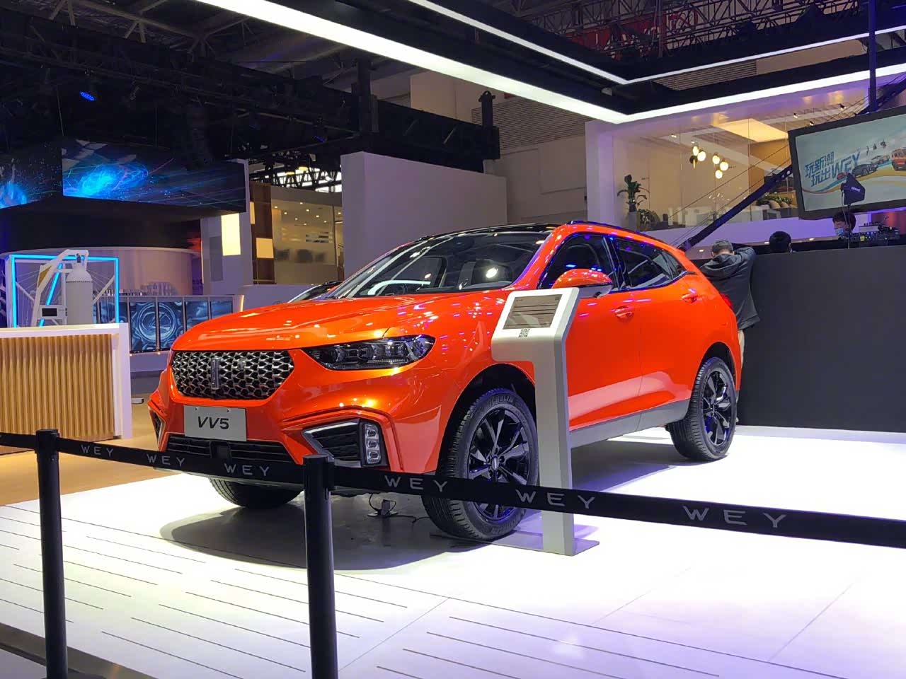 北京车展:2021款vv5元气橙版车型首发_wey vv5论坛_手机汽车之家