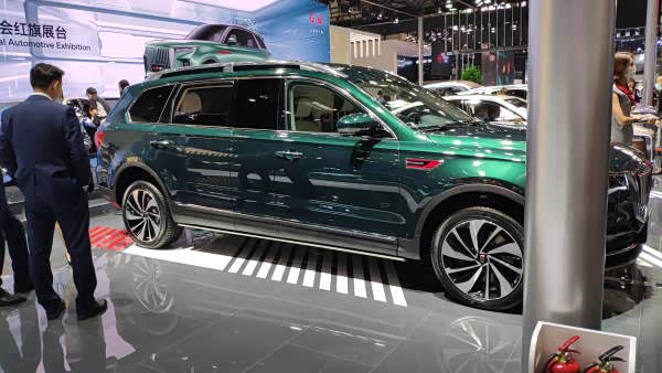 2020年北京车展红旗hs7加长版实车