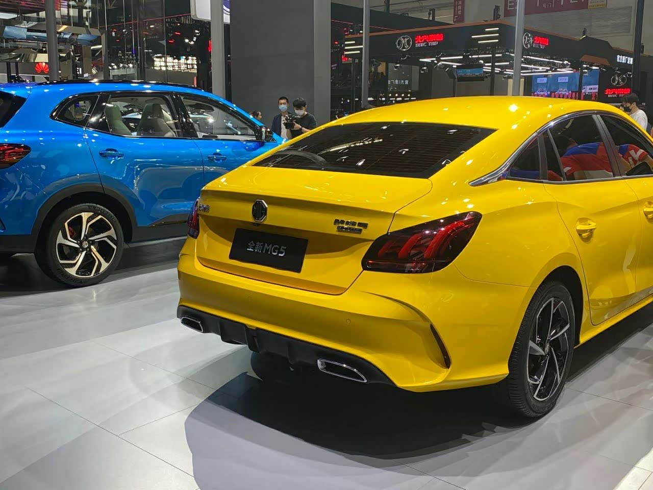 全新名爵mg5亮相北京车展