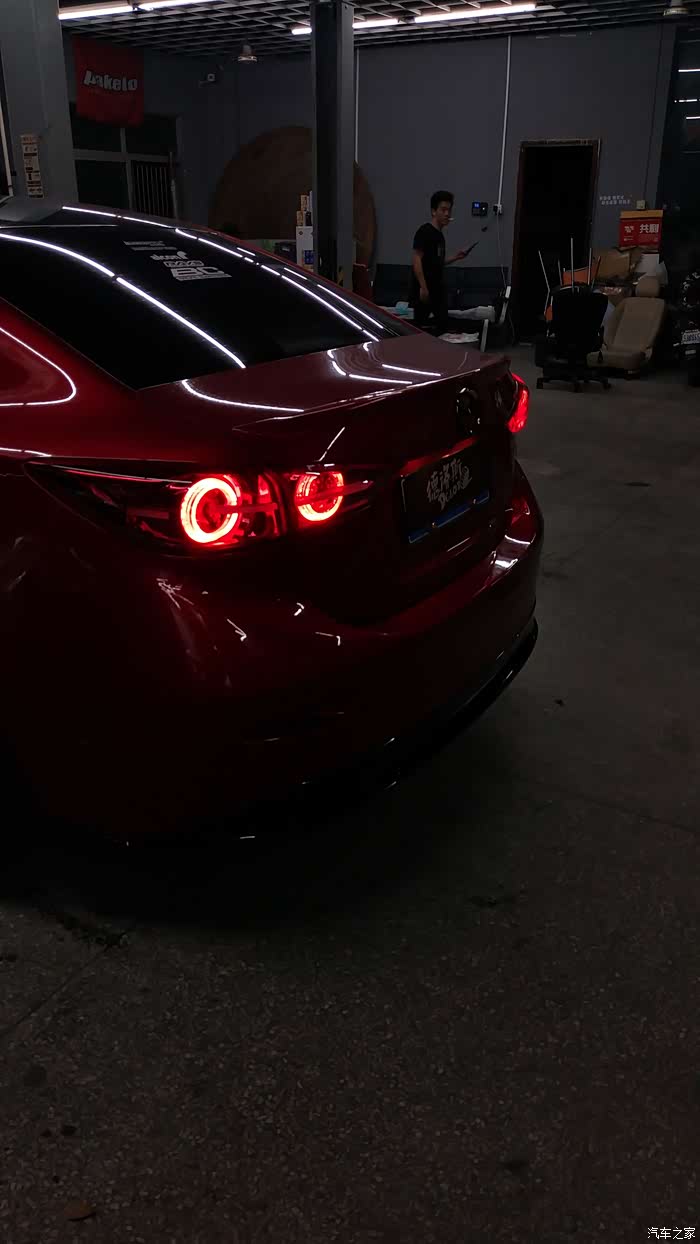 昂克赛拉概念款尾灯测试完成 论坛首发-浩锅巴(更新视频链接)