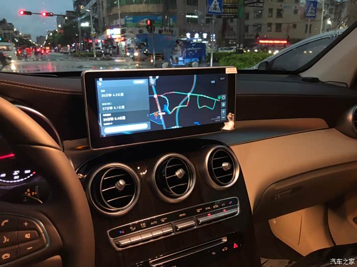 【图】小屏换大屏,glc260l改装屏幕_奔驰glc论坛_汽车之家论坛