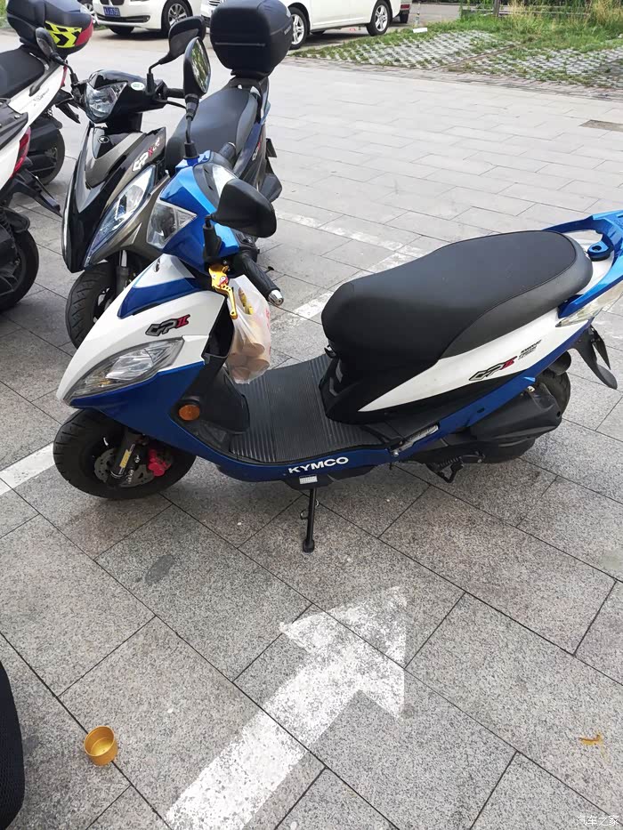 昨天刚买的光阳劲力125