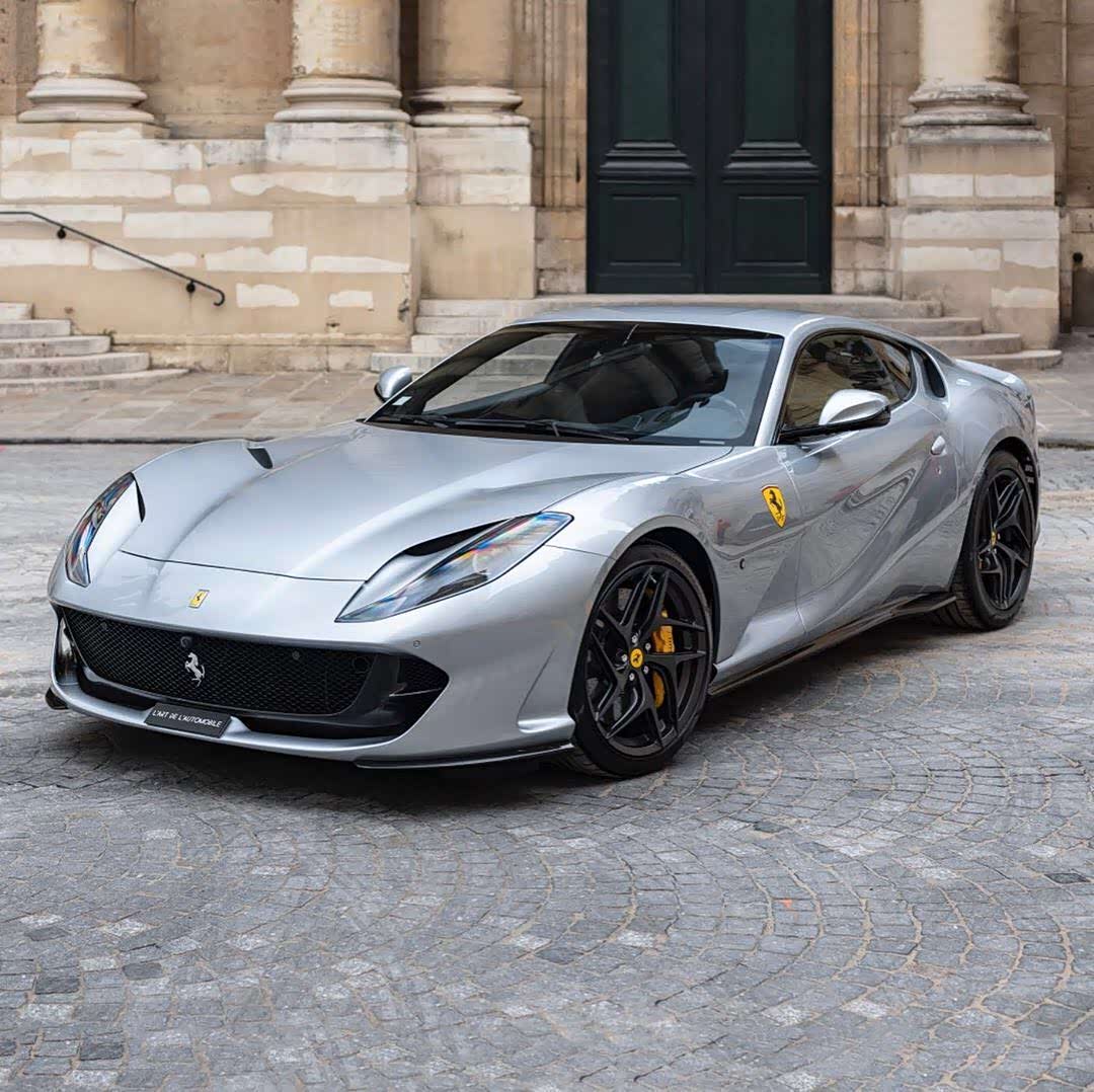 【图】银色车漆以及canna di fucile 哑光轮毂_法拉利812论坛_汽车之