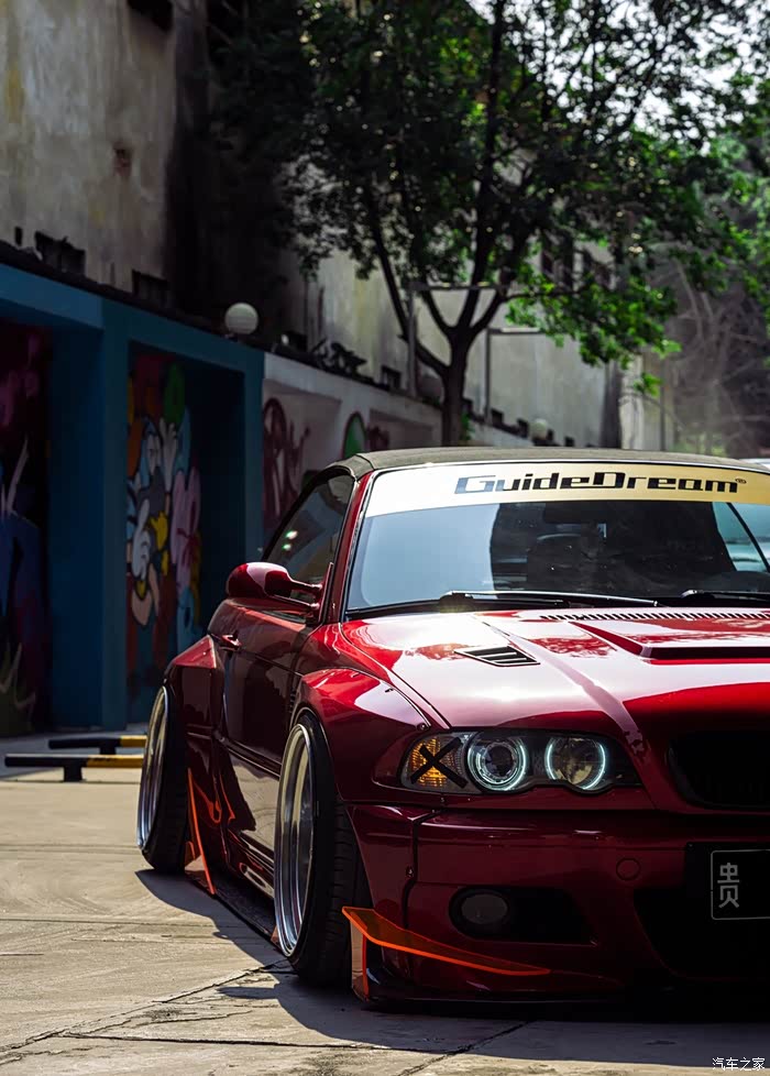 姿态迷人宝马e46改装