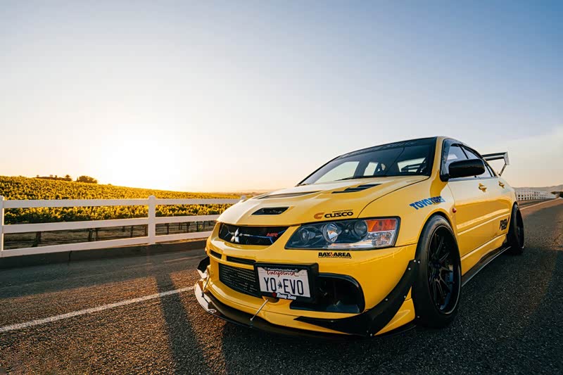 "10年磨一剑" 三菱evo 8代"进化"evo 9.