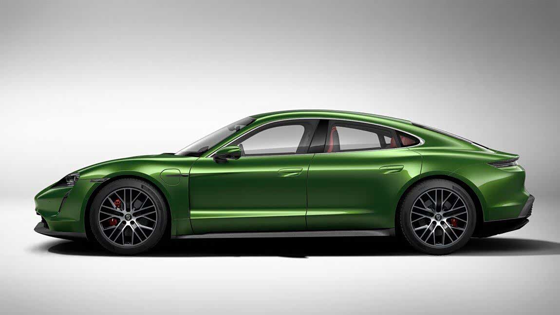 曼巴绿的taycan,大家感受一下