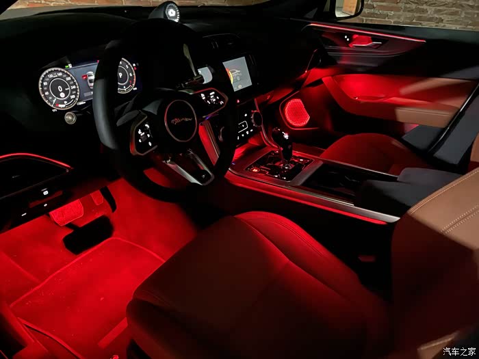 21款捷豹xel第二代氛围灯安装展示作业