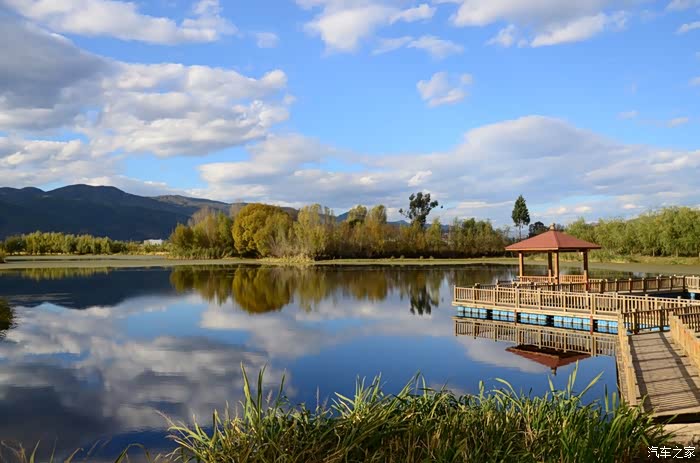 【图】剑湖生态湿地美景很有画面感_欢动论坛_汽车之家论坛