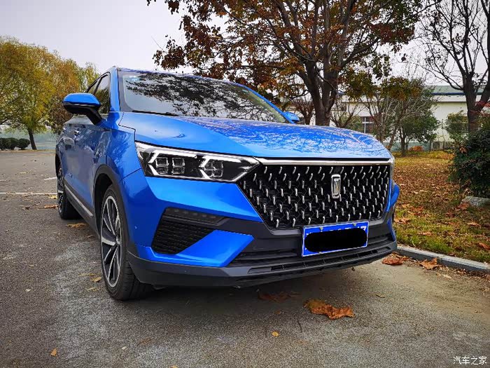 【图】迟到的提车作业,蓝色帅气的t77_奔腾t77论坛_汽车之家论坛