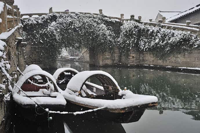 江南雪景 … 美轮美奂,太漂亮啦!