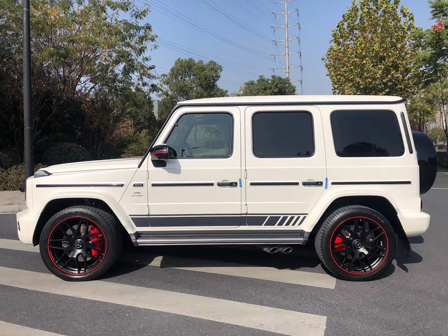 【图】amg g63白色的优雅_奔驰amg论坛_汽车之家论坛