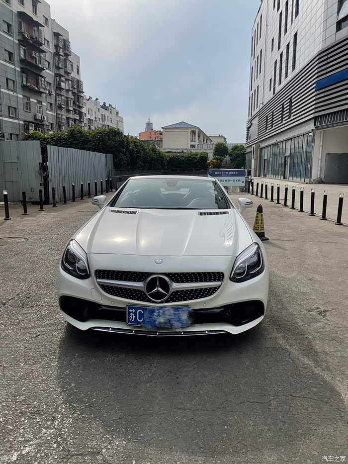17年进口奔驰slc200时尚硬顶敞篷288000