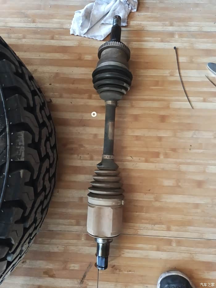 bj40的前桥加固件的作业