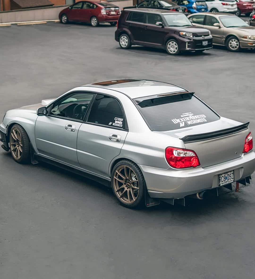 斯巴鲁翼豹wrx sti 八代,干净利落!