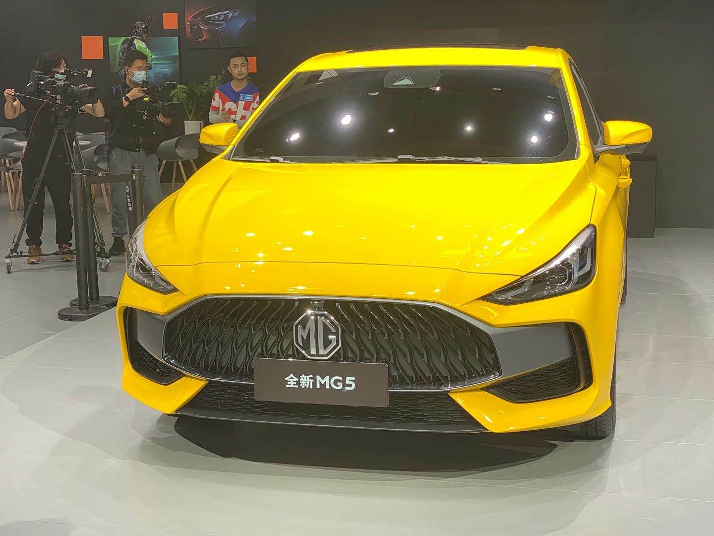 全新名爵mg5亮相北京车展