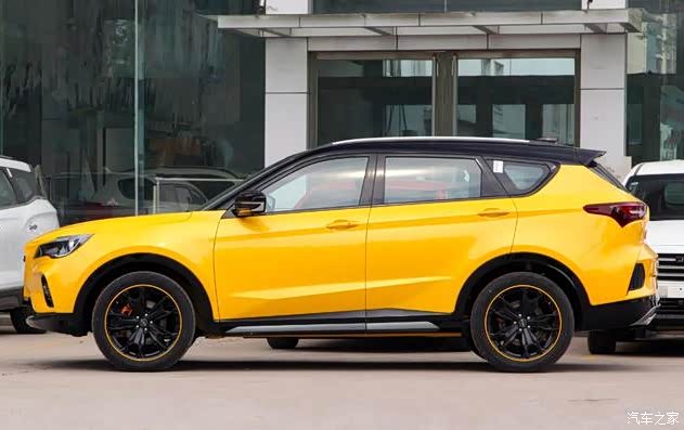 捷途x70coupe个性黄色
