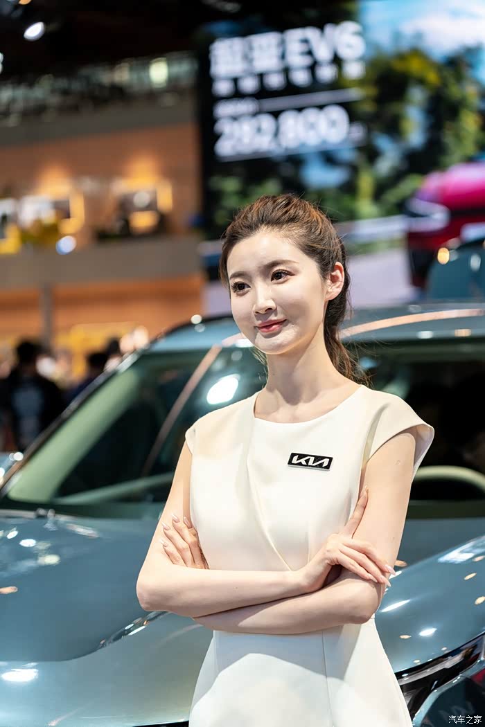 【图】看看新车ev5,起亚车模真漂亮_起亚ev5论坛_汽车之家论坛