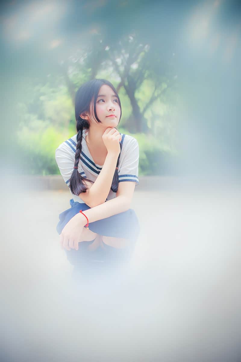 学院风青春美丽小姐姐活力四射青春的证明是无悔