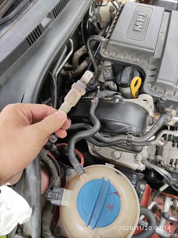 【图】10万公里养氧传感器三元催化器清洗_桑塔纳论坛_汽车之家论坛