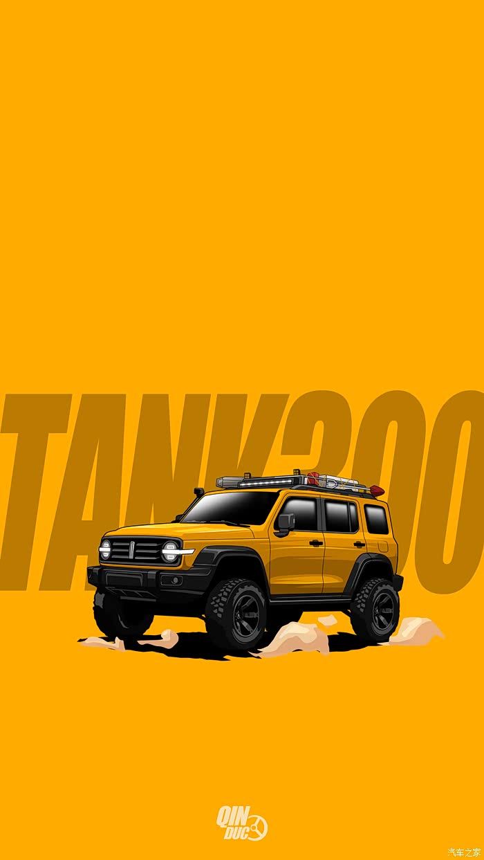 坦克300漫画越野车大改造哪一款是你的最爱呢附送插画手机壁纸
