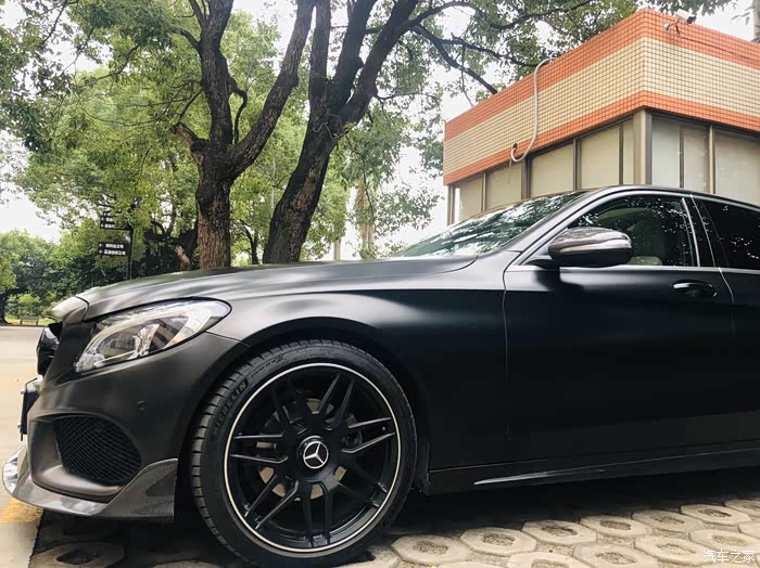 【图】c200 白色改黑武士_奔驰c级论坛_汽车之家论坛