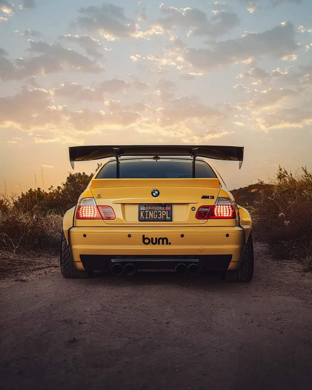 宝马e46 m3,改装得满满的战斗范