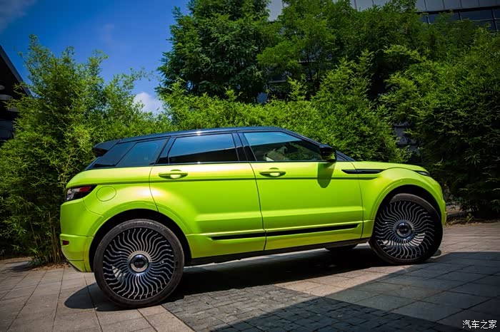 【图】前方高能改色之————这台路虎极光骚的睁不开眼_揽胜极光