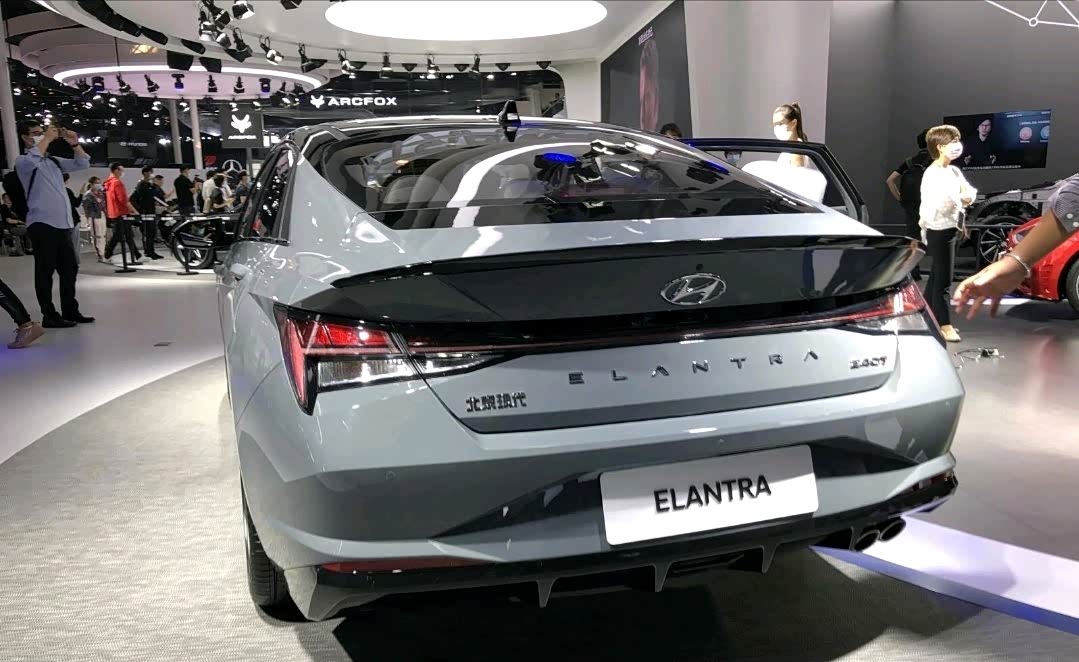 北京现代第七代伊兰特这颜值可以呀