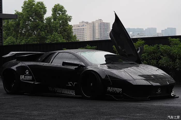 【图】lbwk x 兰博基尼murcielago , 1 of 1的 宽体黑蝙蝠_装饰改装