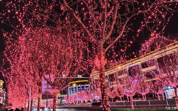 杨柳青古镇逛夜市